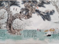 旅美画家张志平-浙江超值的山水画