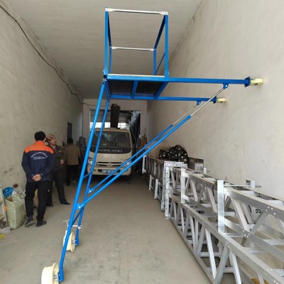 地铁隧道梯车 接触网检修车梯 隧道单轨移动梯车