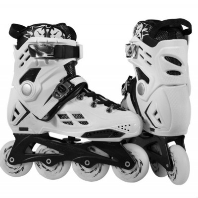 正东滑冰鞋 铝合金支架平花溜冰鞋 单排轮滑鞋